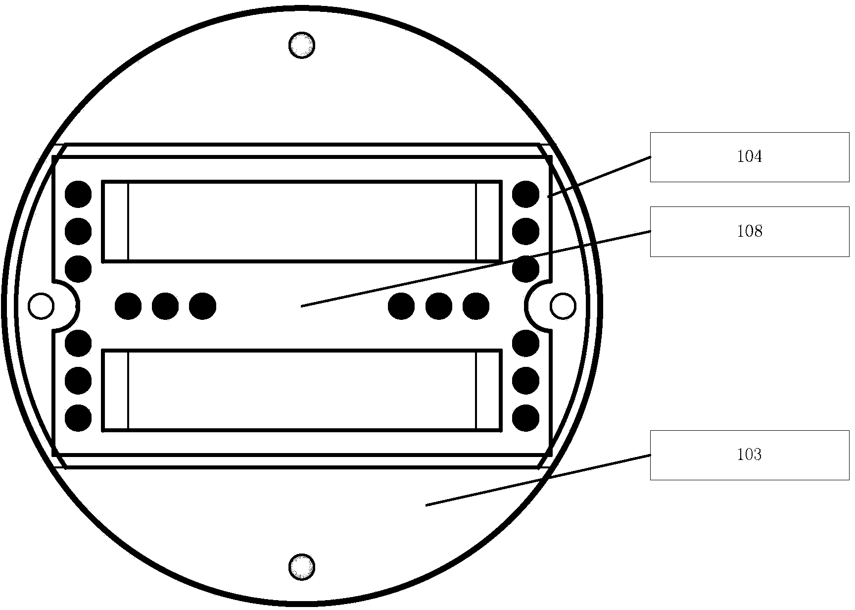 Detection device for electrochemical immune biosensor and detection and analysis method