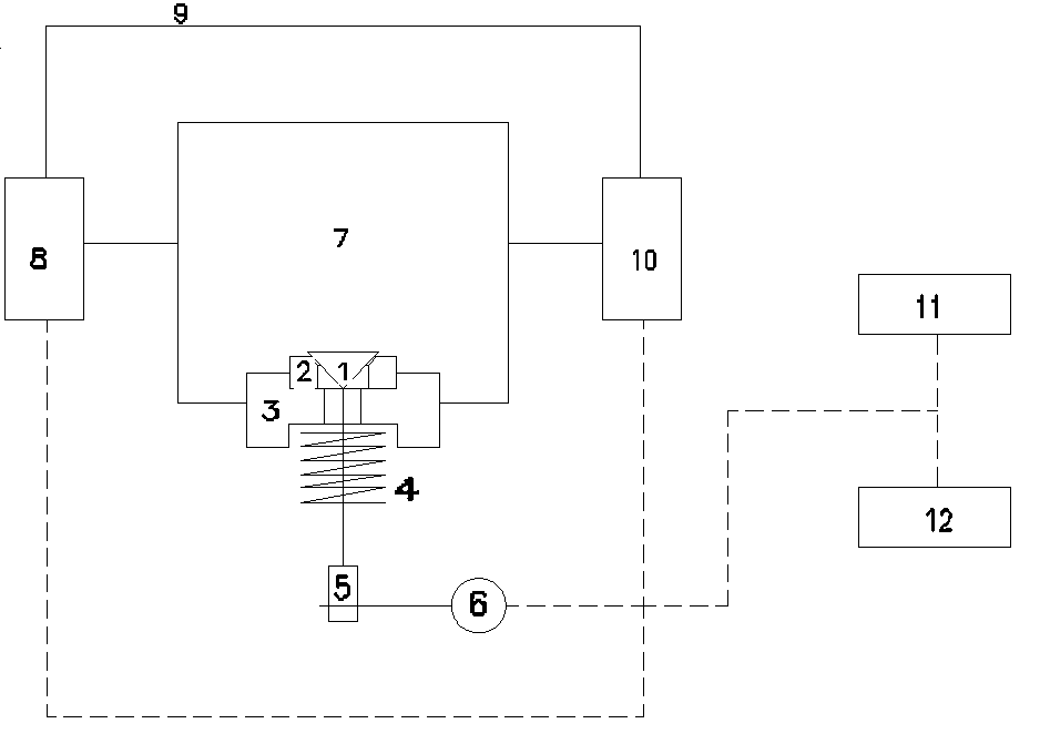 A valve and valve seat wear testing machine