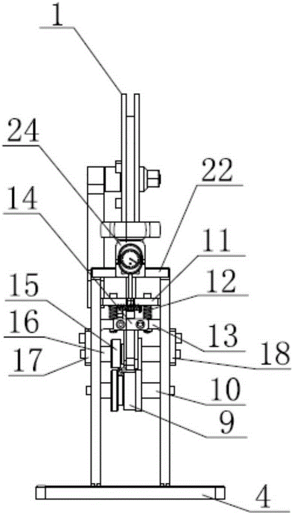 Tool device for pasting adhesive tape to decorative strips and glass clamping strips of automobile