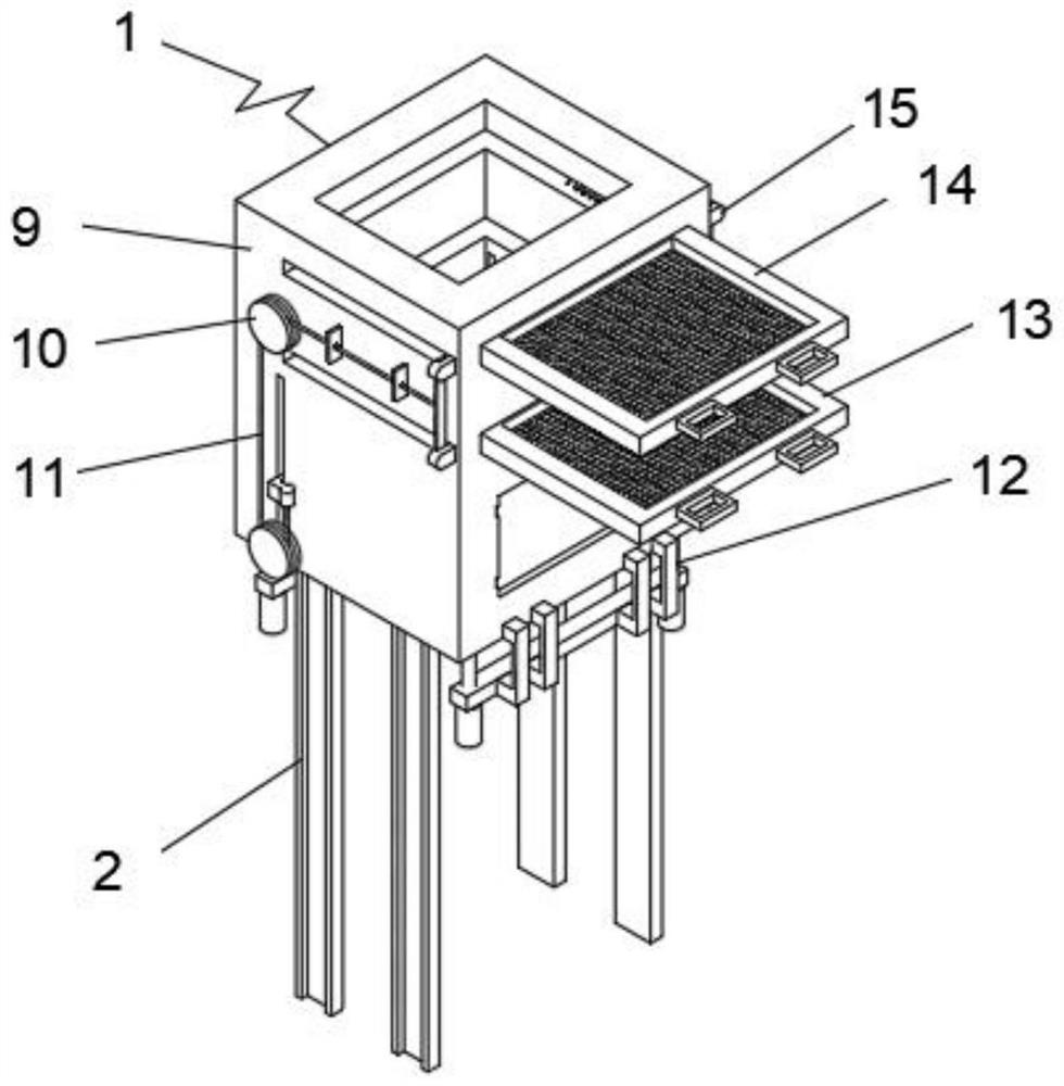 Orchid planting substrate fumigation equipment