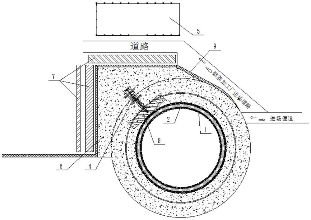 Layout and hoisting process of a ground-to-wall reinforcement cage production line