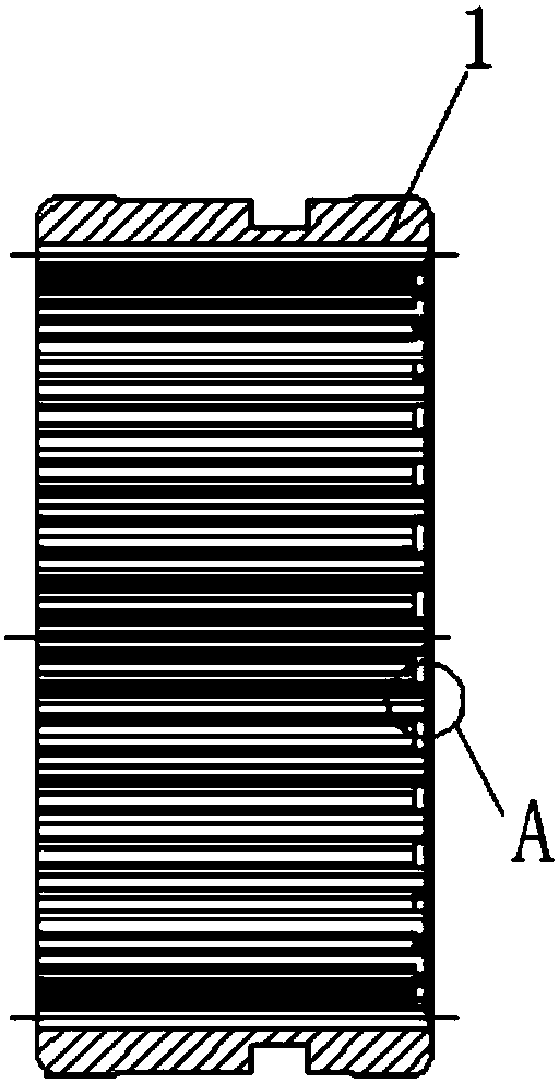 Power clutch device for automobile winch and automobile winch