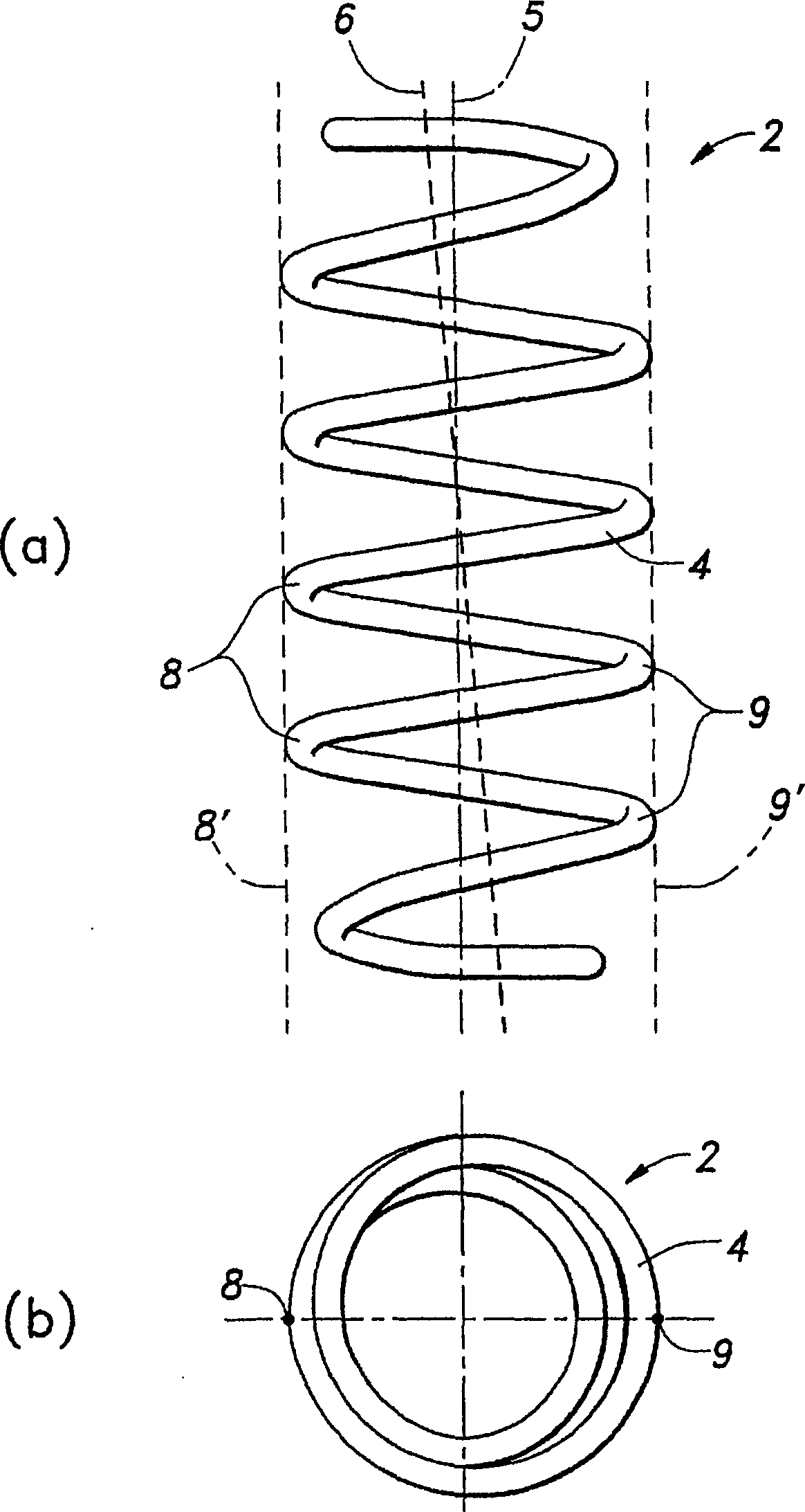 Helical spring and suspension gear