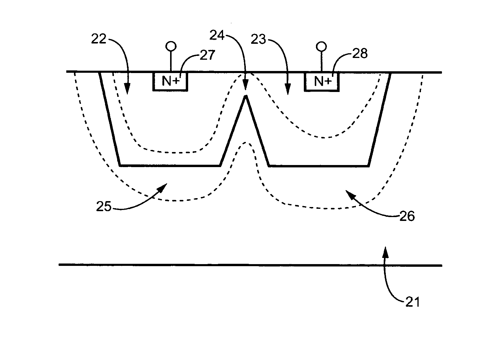 Voltage-controlled semiconductor structure, resistor, and manufacturing processes thereof