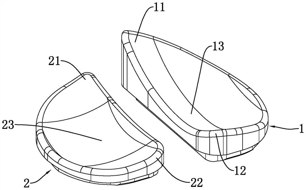 Bionic stable unicompartmental knee joint tibial plateau pad and knee joint prosthesis applying same