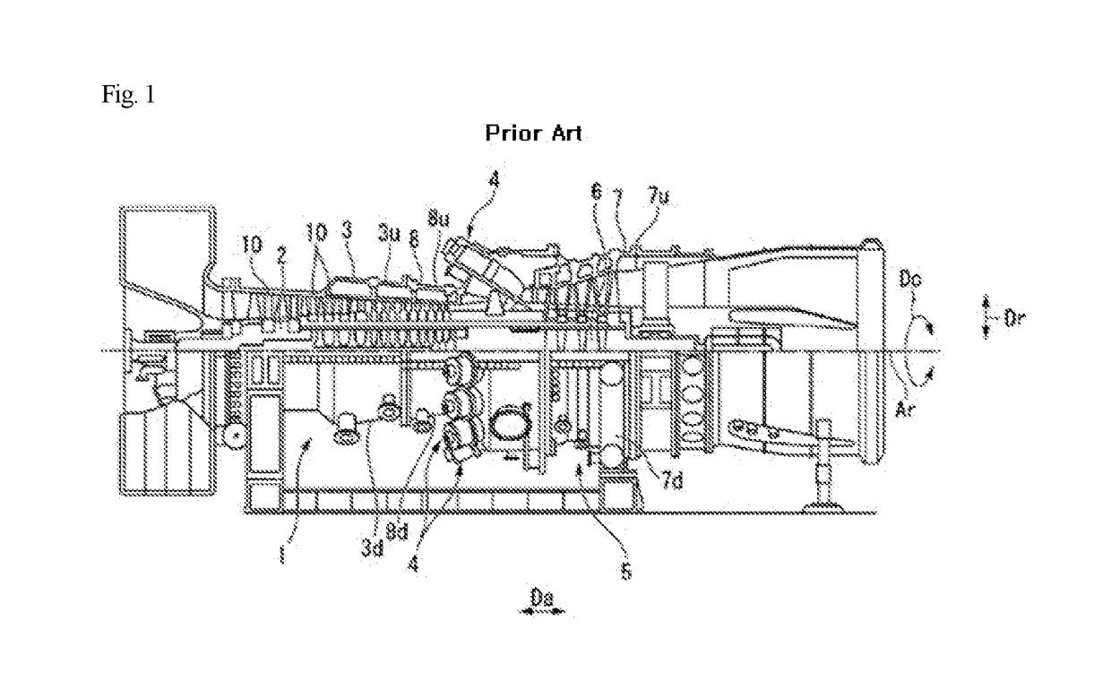 Gas turbine ring segment having straight cooling holes and gas turbine including the same