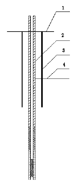 Construction method of foundation pit confined water inrushing emergency water-lowering well