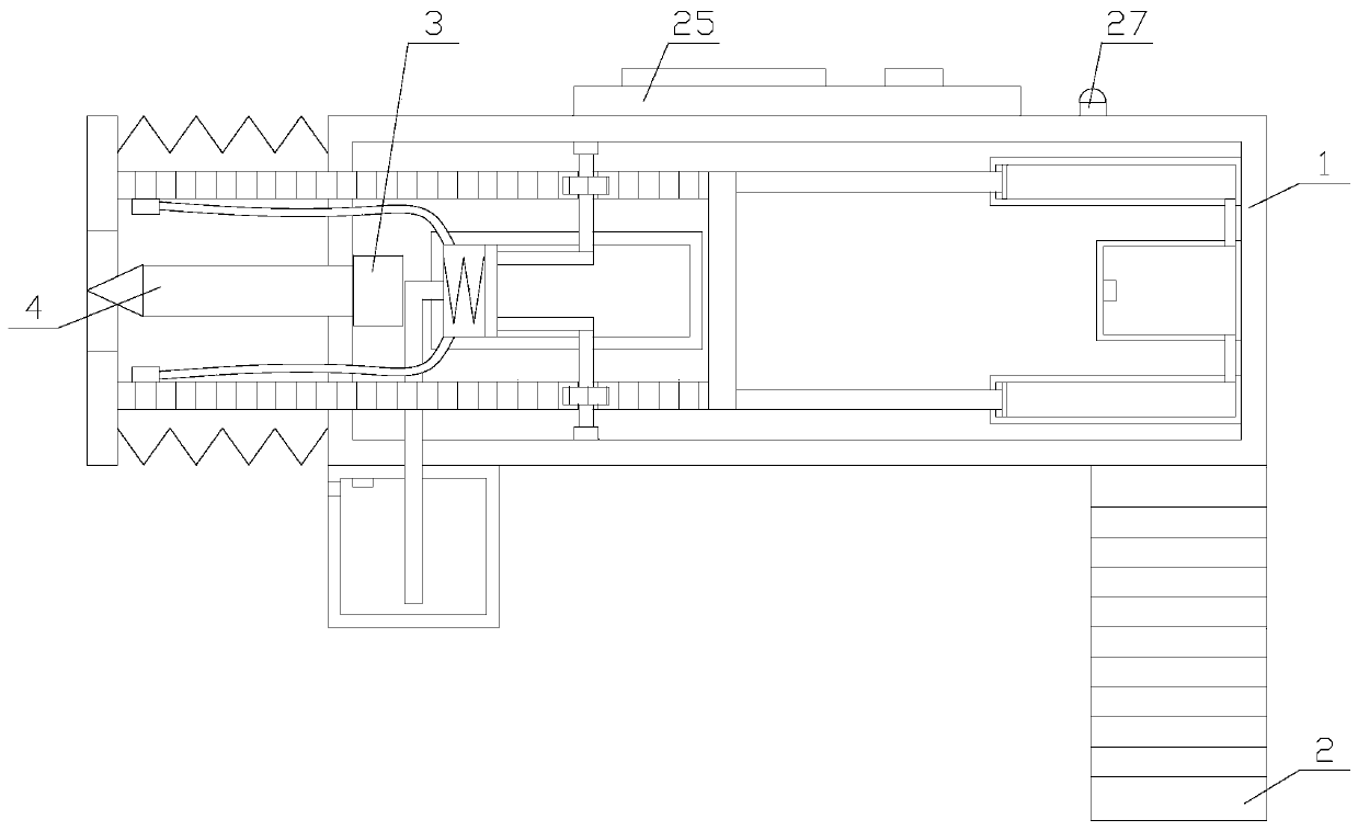 Electric drill with dustproof function