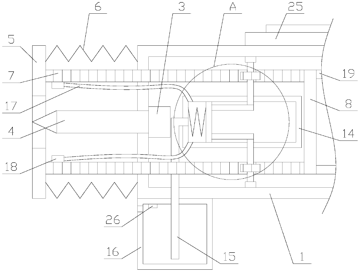 Electric drill with dustproof function