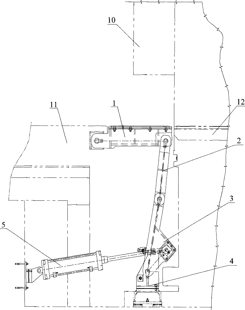 Movable transition track bridge for heating furnace