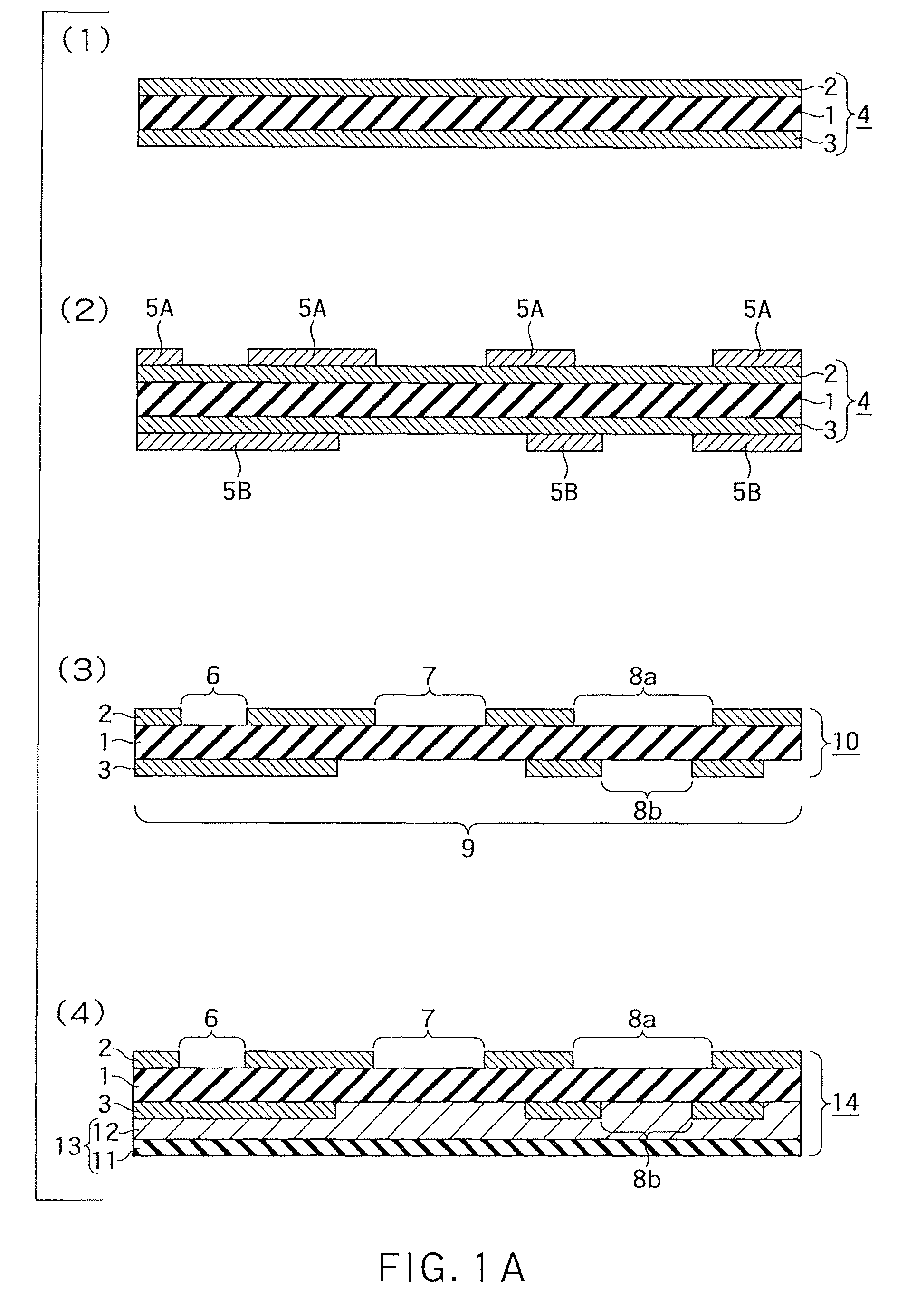 Laser processing method and production method of multilayer flexible printed wiring board using laser processing method