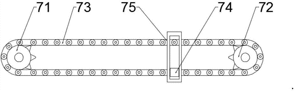 Efficient sand screening device with conveying frame