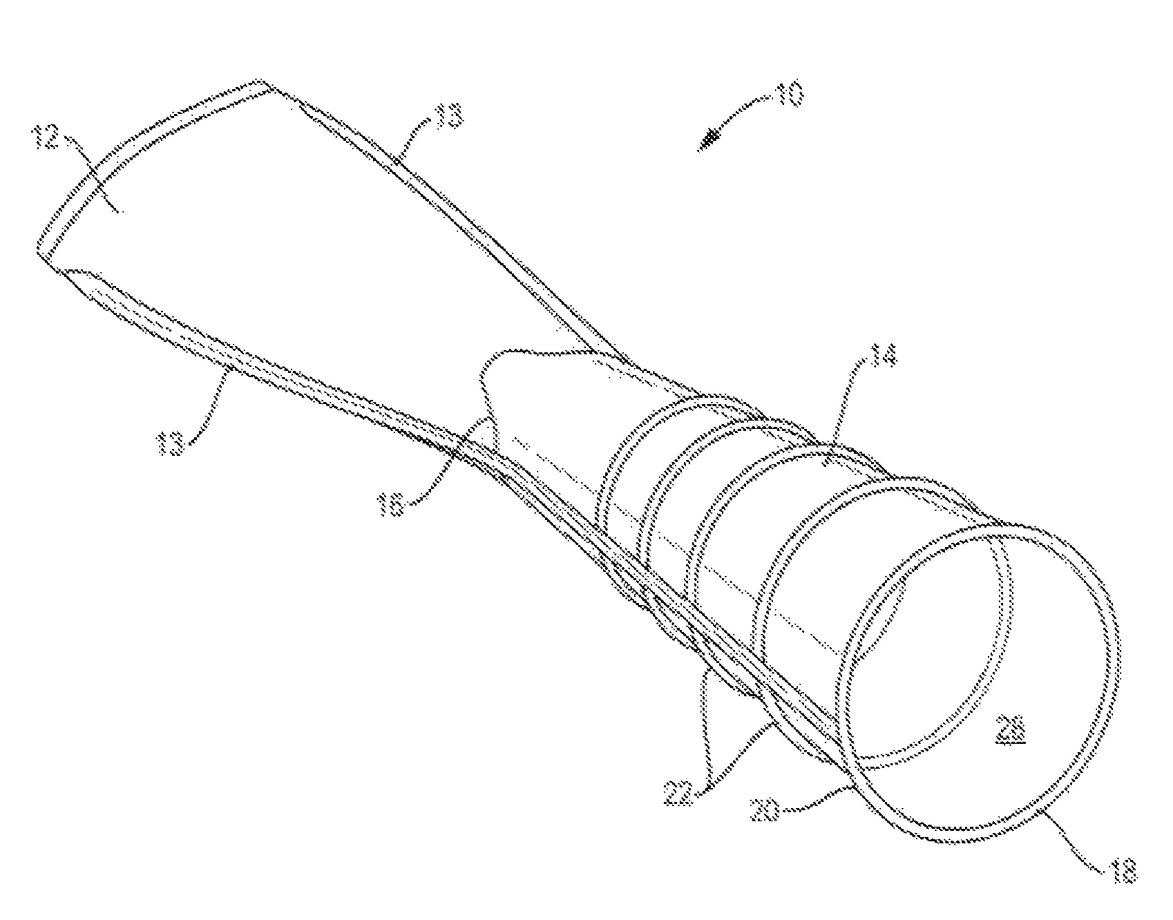 Swim fin for leg amputees