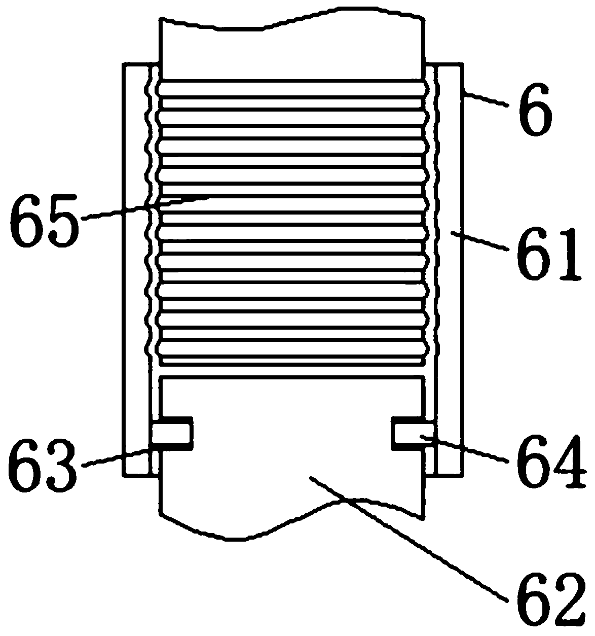 Food plastic bag winding machine