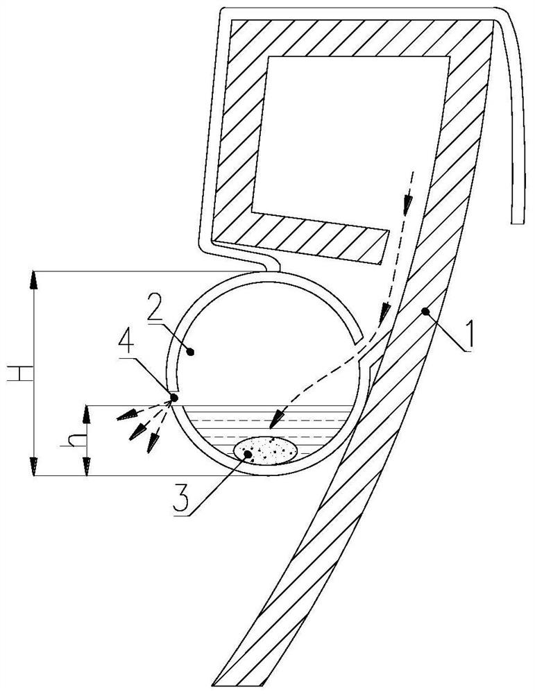 A kind of method for slow release of toilet cleaning agent