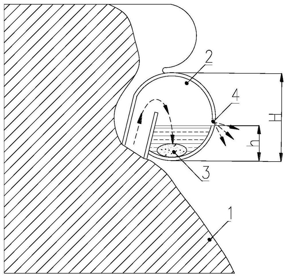 A kind of method for slow release of toilet cleaning agent