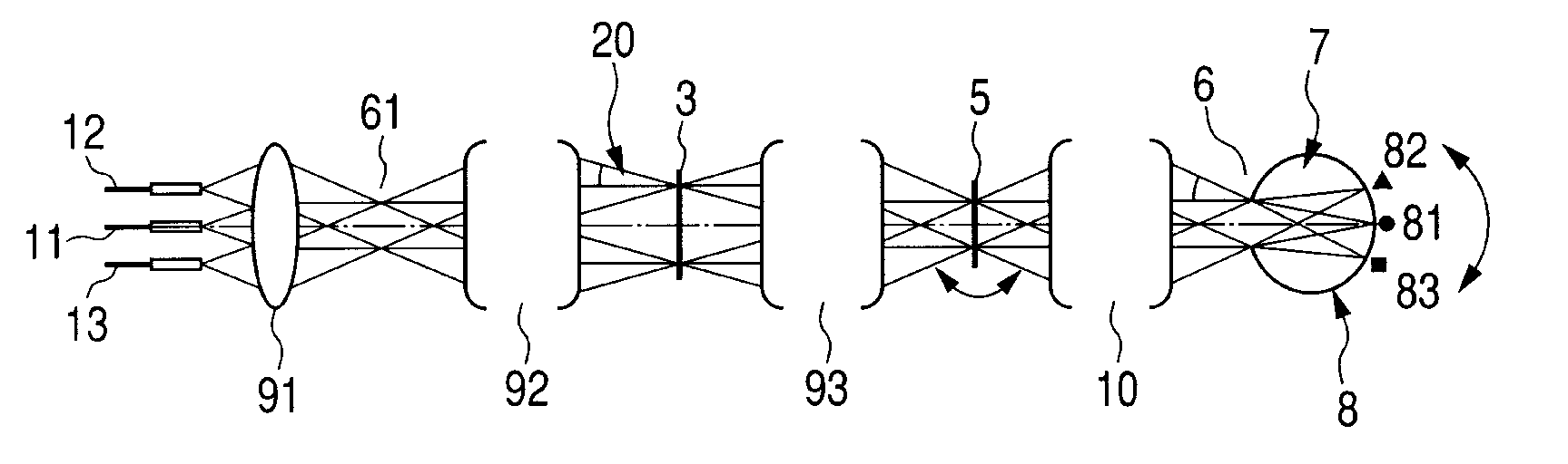 Optical image acquisition apparatus having adaptive optics and control method for the same