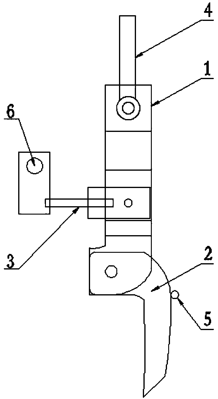 Unhooking device, hoisting hanger and construction method for lowering steel reinforcement cage by hoisting hanger