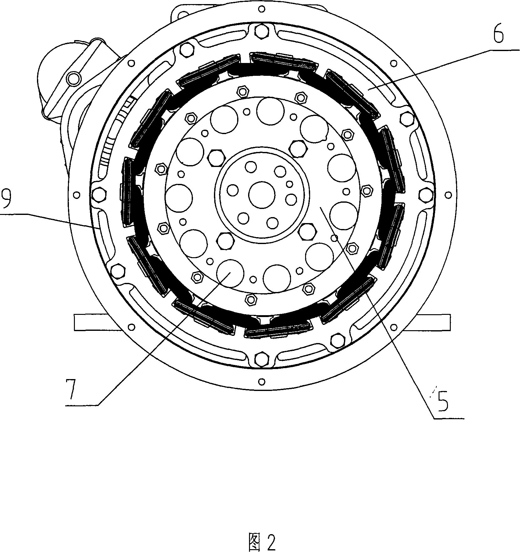 A cooling system for permanent magnetic generator