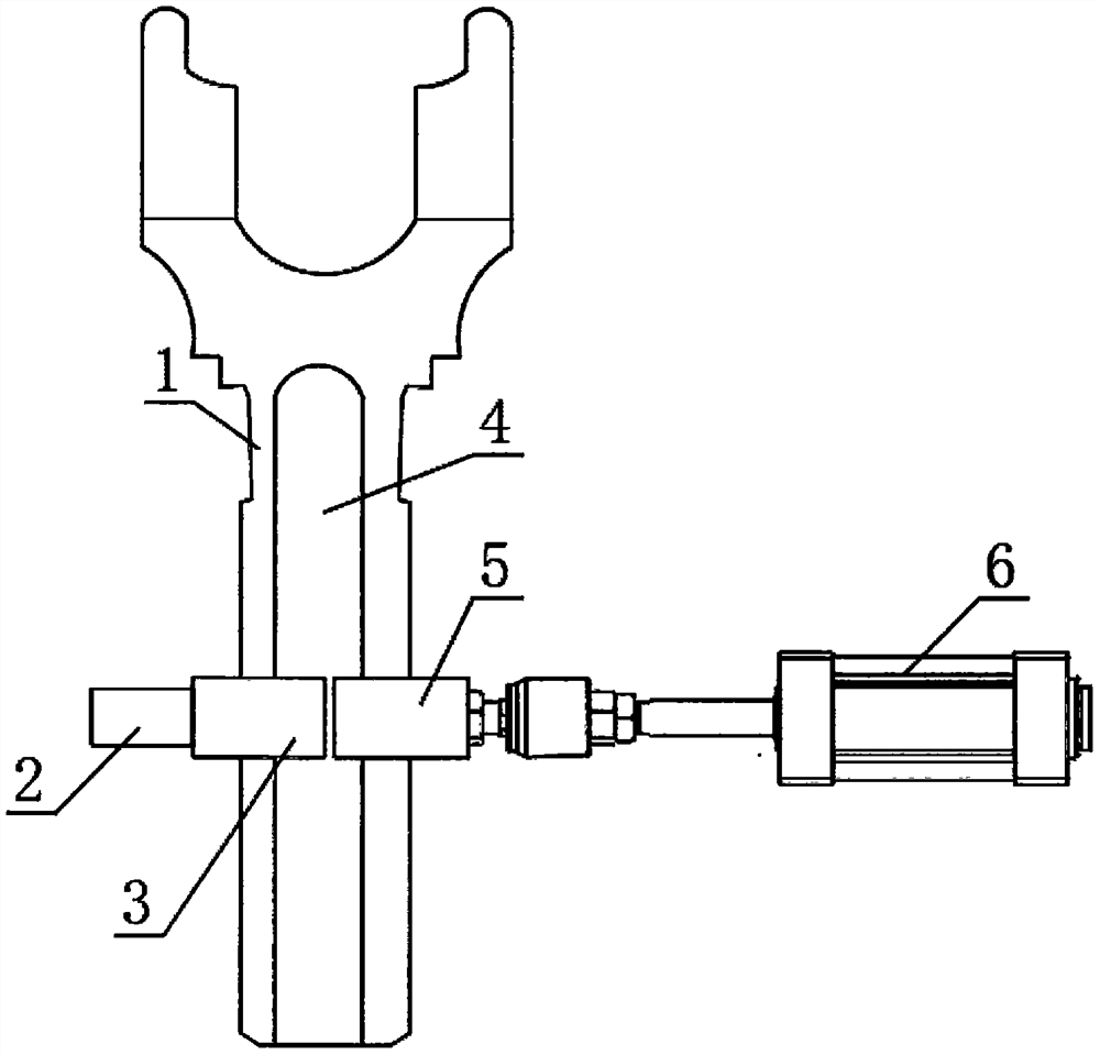 Light-weight and high-strength shaft fork