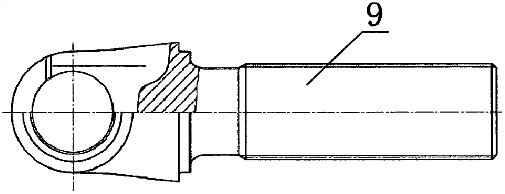 Light-weight and high-strength shaft fork