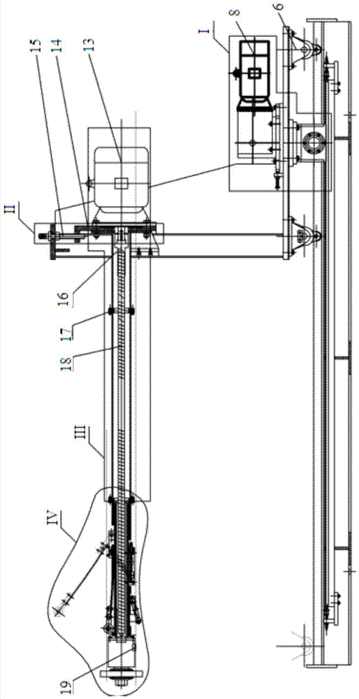 Longitudinal welded pipe inner weld reinforcement grinding machine