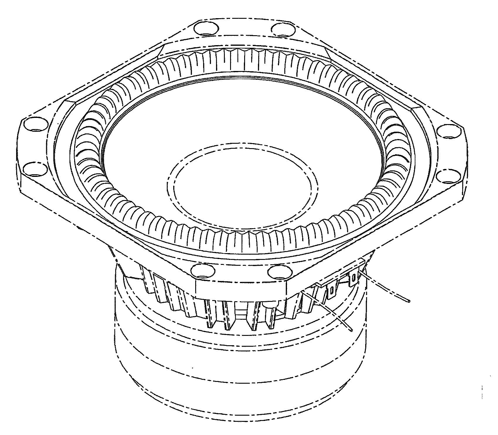 Loudspeaker driver suspension