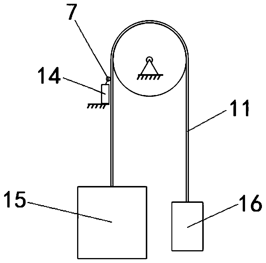 Electromagnetic sensor for monitoring state of elevator traction steel belt and monitoring method