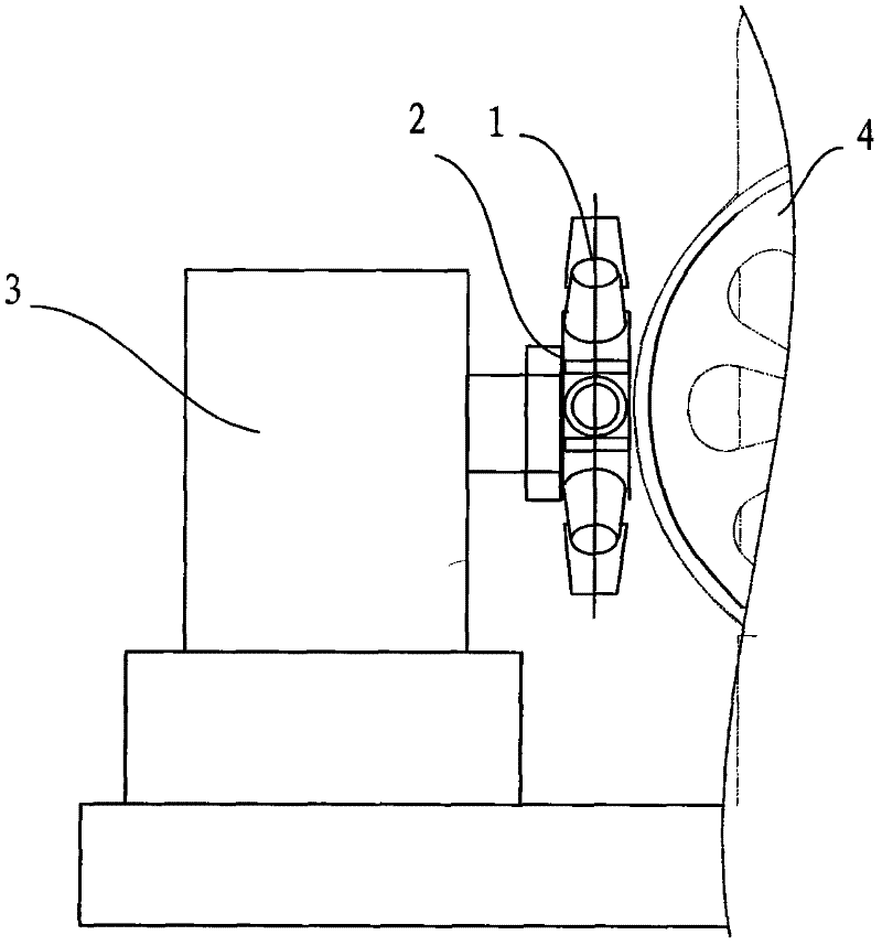 Multi-station synchronous transmission step indexer for curved surface printing machine