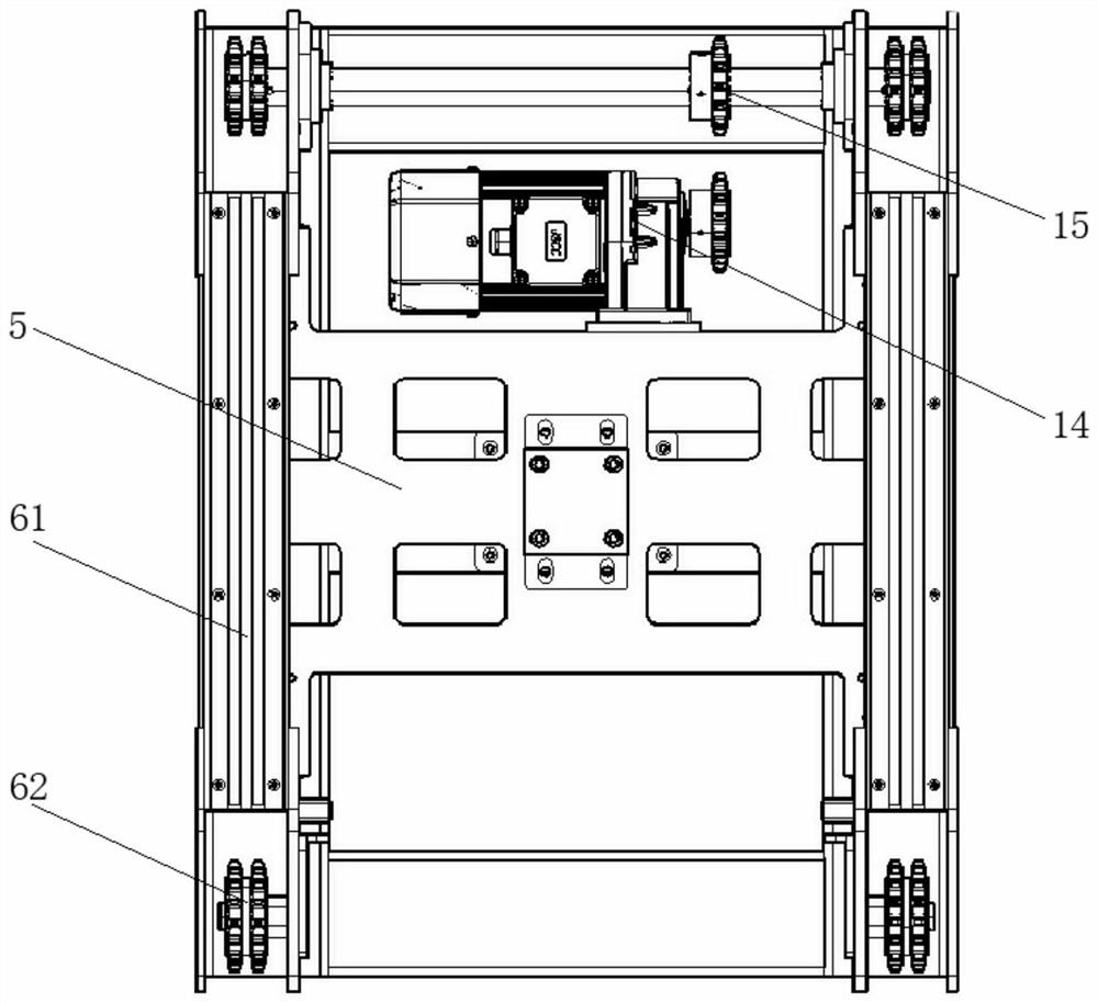 Empty frame and full frame switching mechanism for automobile accessory stacking machining