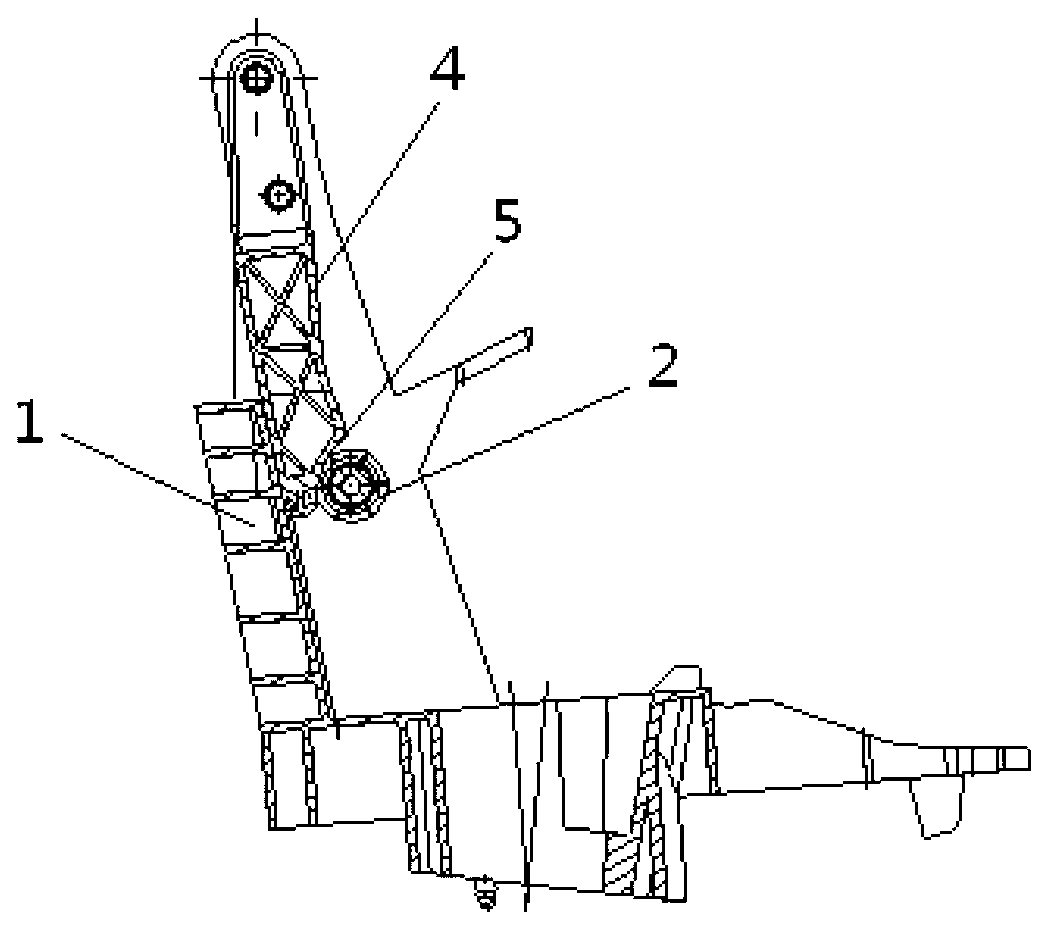 Crushing pedal collapsing mechanism and automobile with mechanism