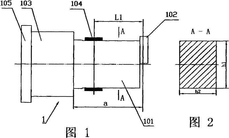 Small measuring range force transducer and method thereof for indirect measuring axle load