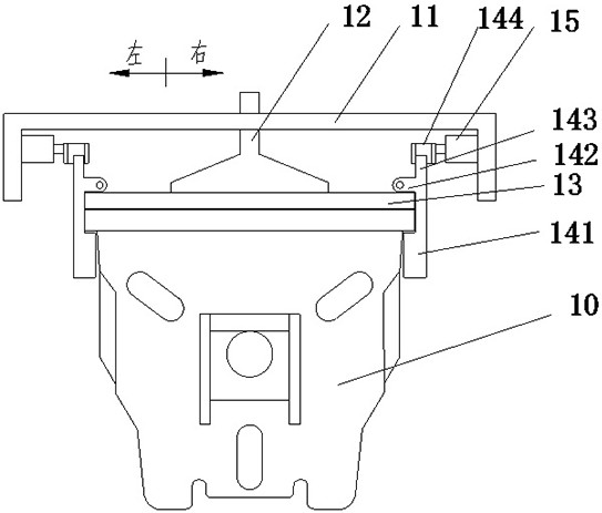 Device for detecting position of wafer in wafer boat box