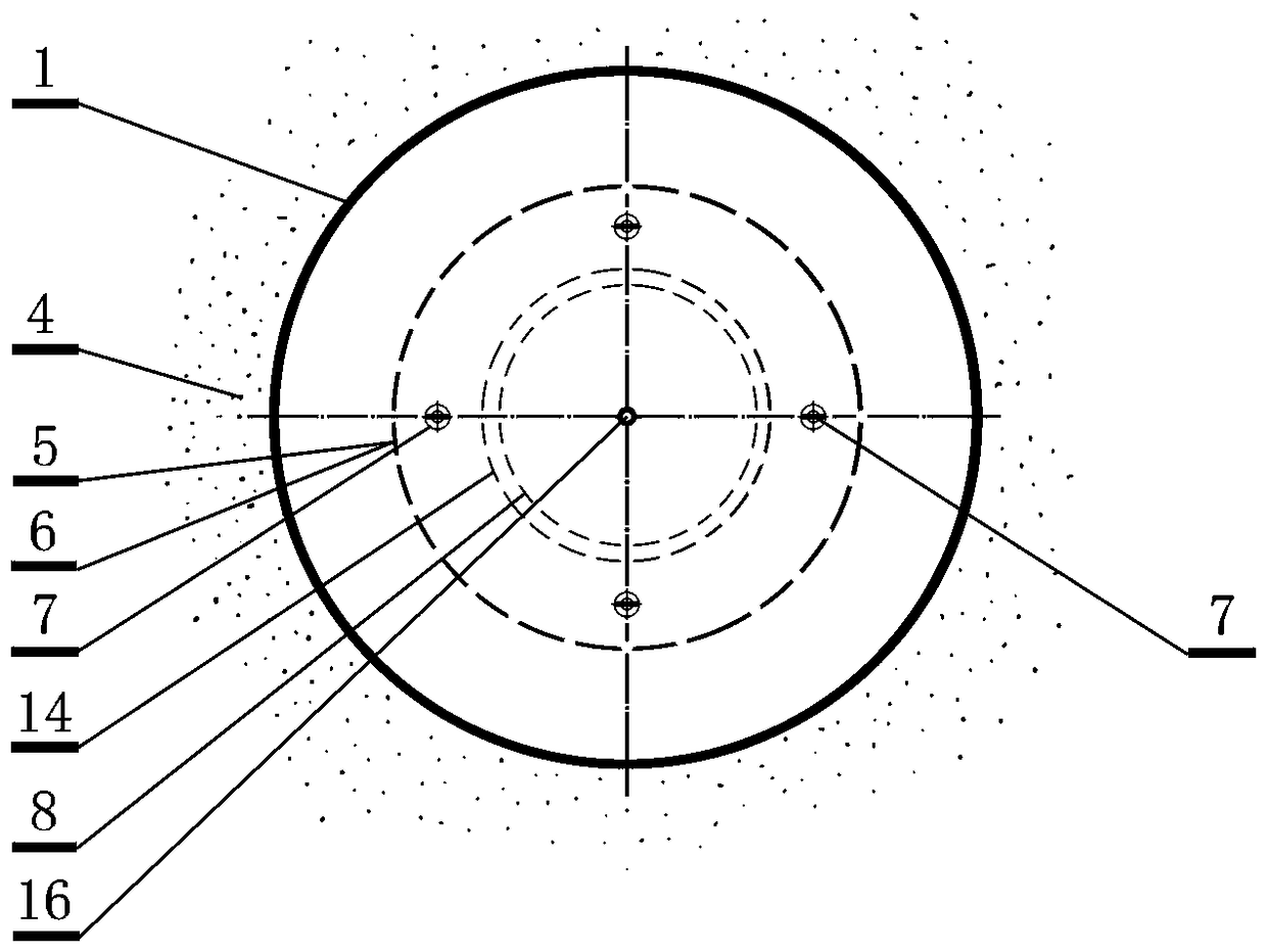 Manufacturing method for combined type volcaniclastic rock desert water storage and absorption device