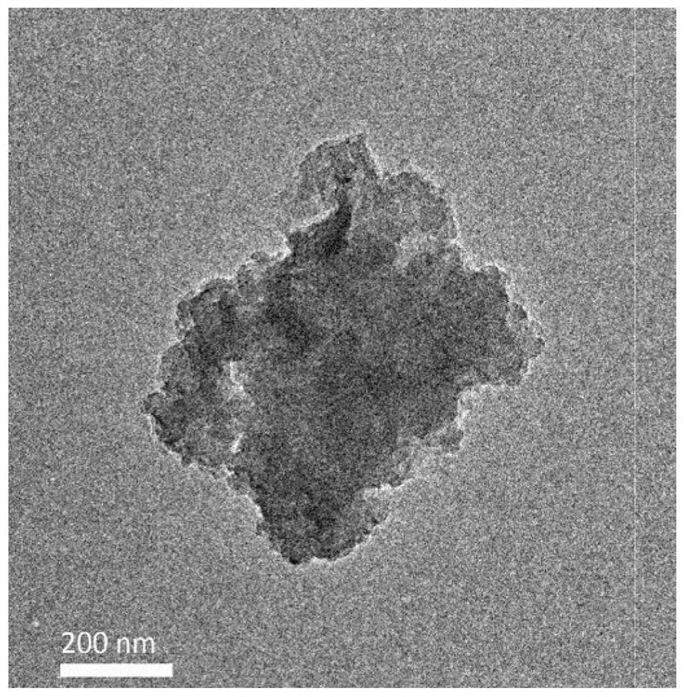 Graphdiyne-heme nano-composite as well as preparation method and application thereof