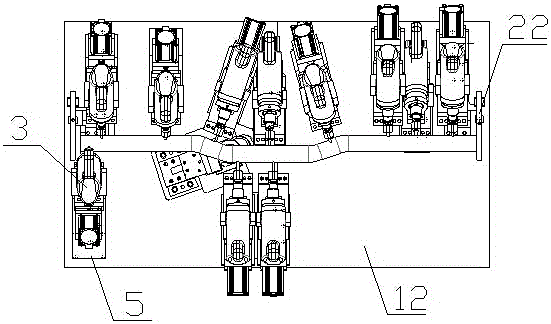 Instrument panel beam drilling device