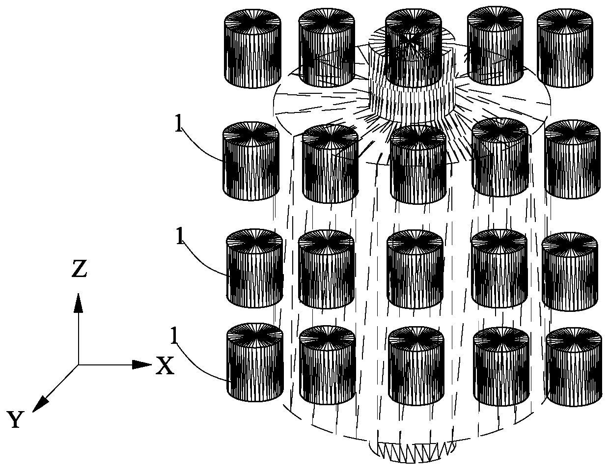 Design method of smooth inner cavity of hollow casting mold or hollow sand core