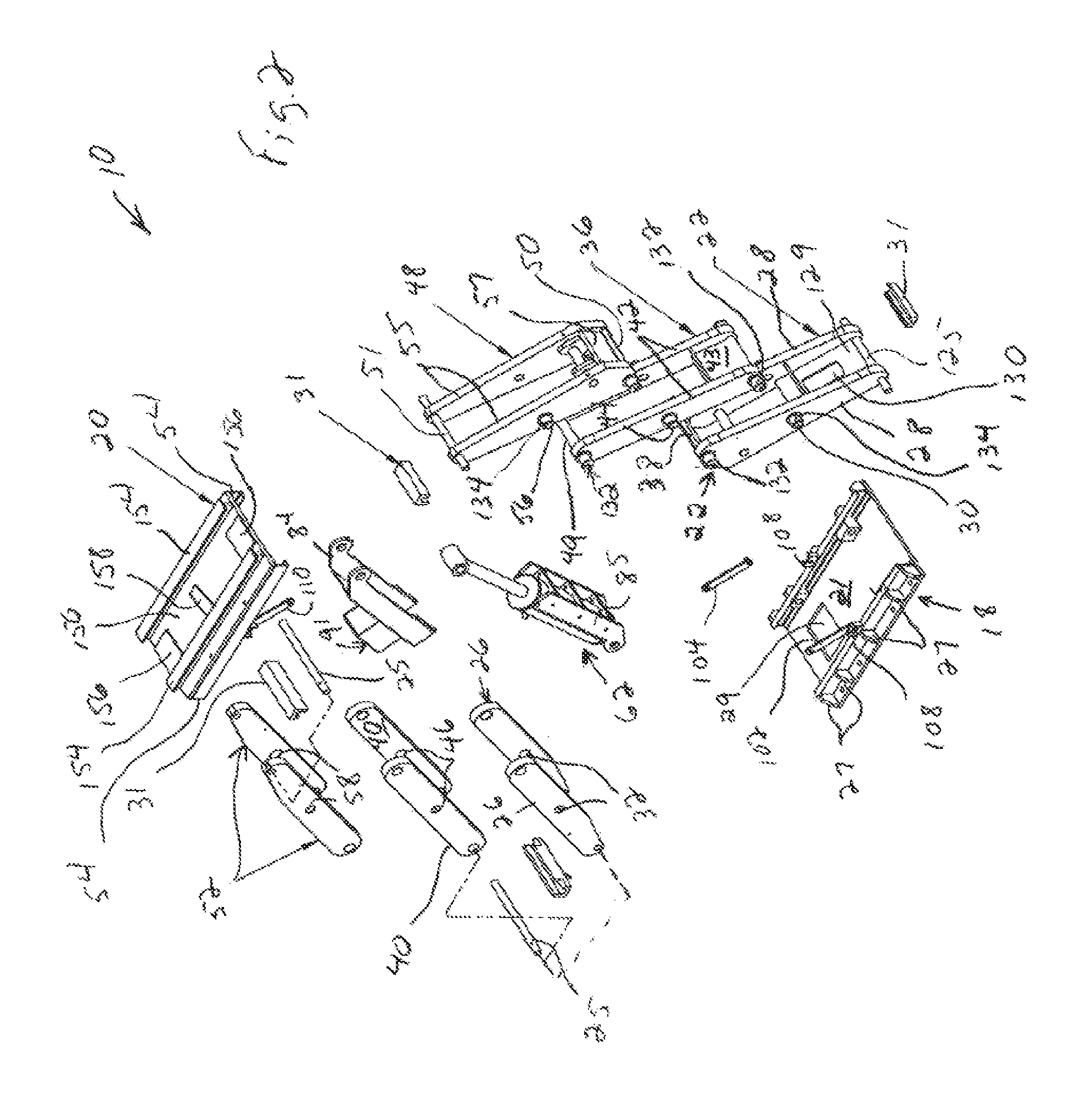 Device and system for lifting a motor vehicle