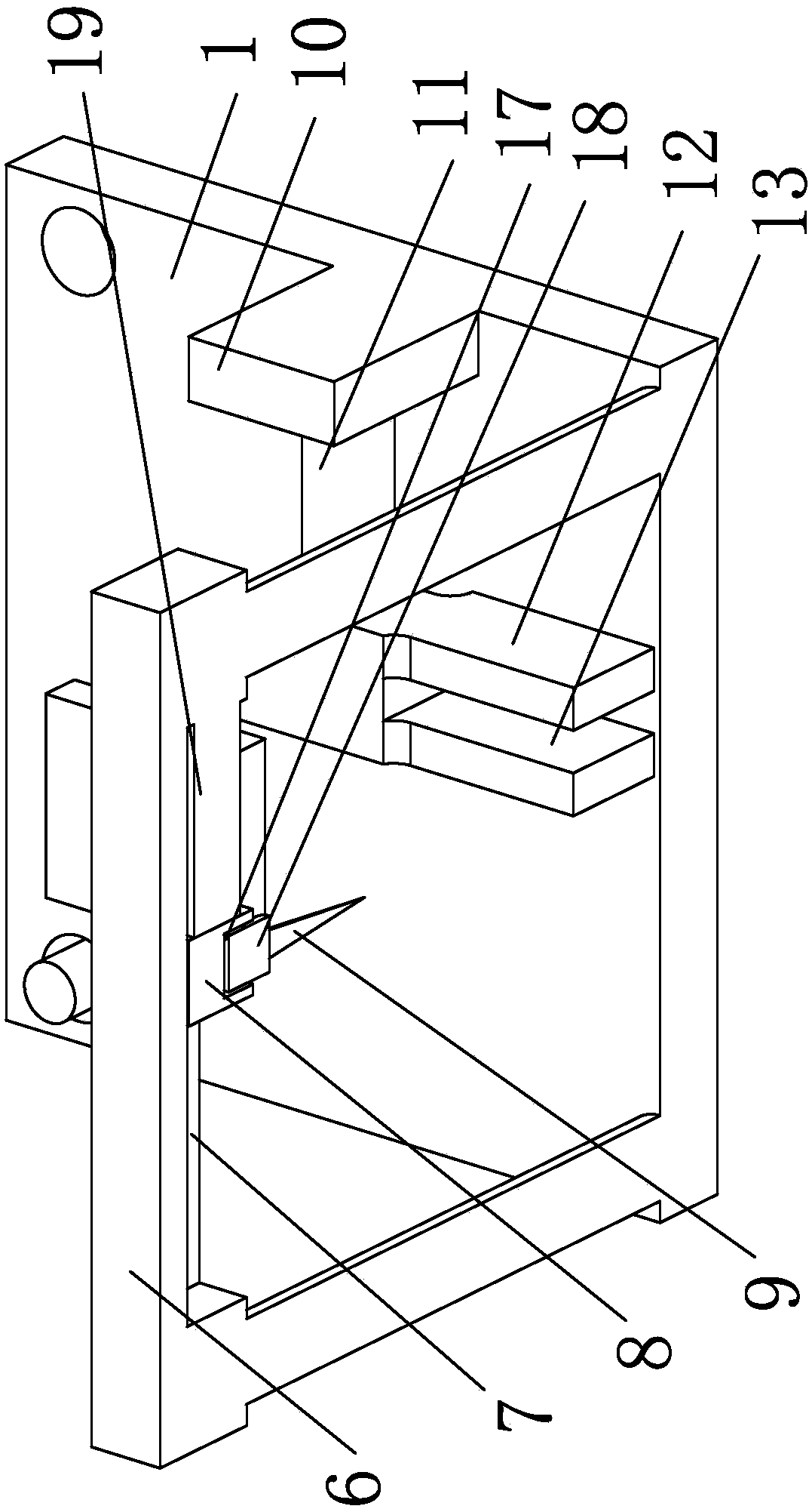 Conveniently used accounting voucher binding device