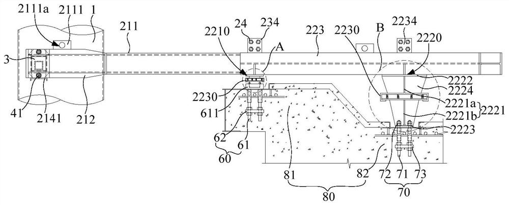 Immersion tube sinking device that can be buffered