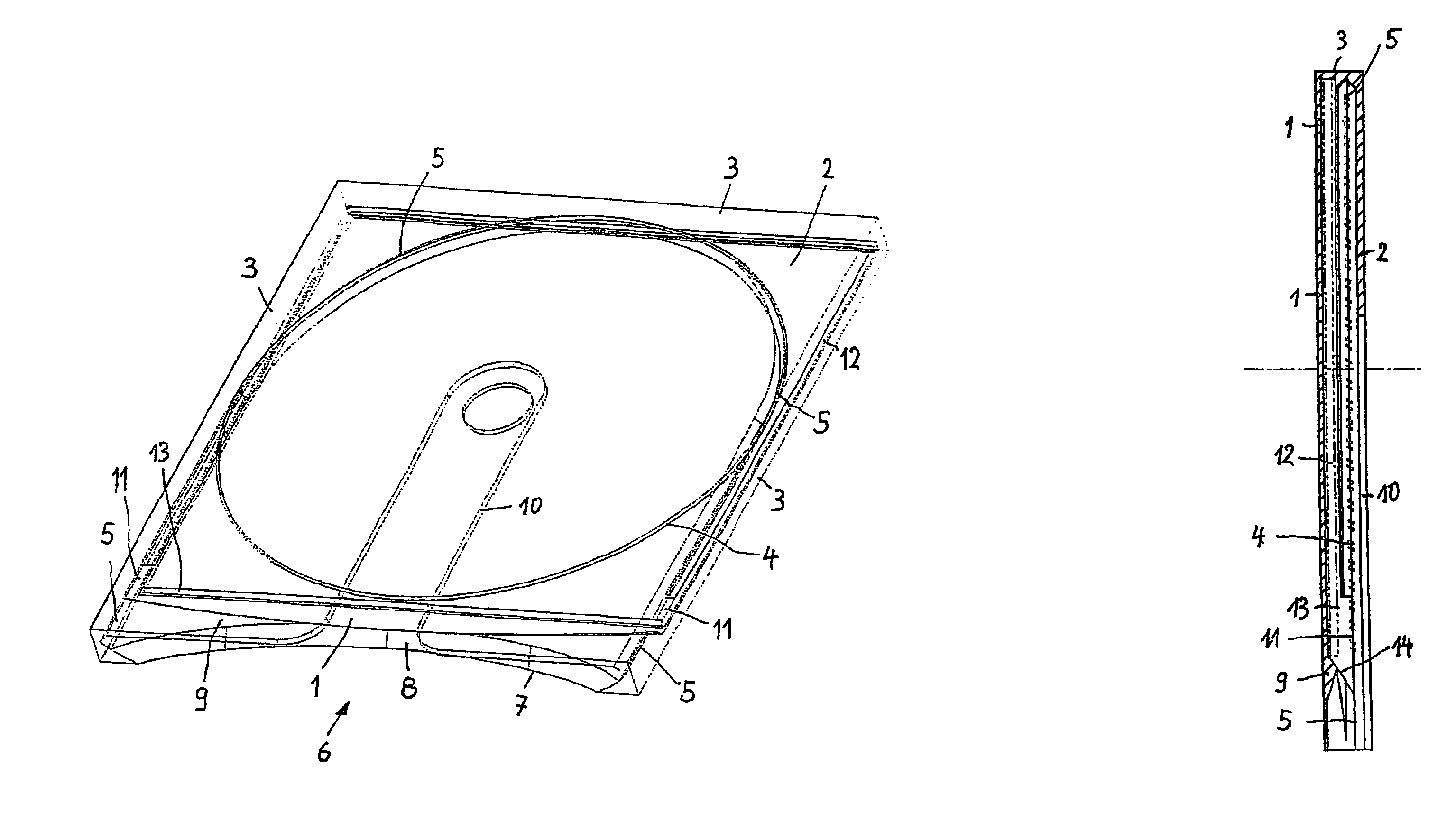 Protective case for a disc-shaped data carrier