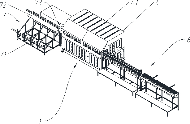 A high-frequency multi-station door pocket line processing device