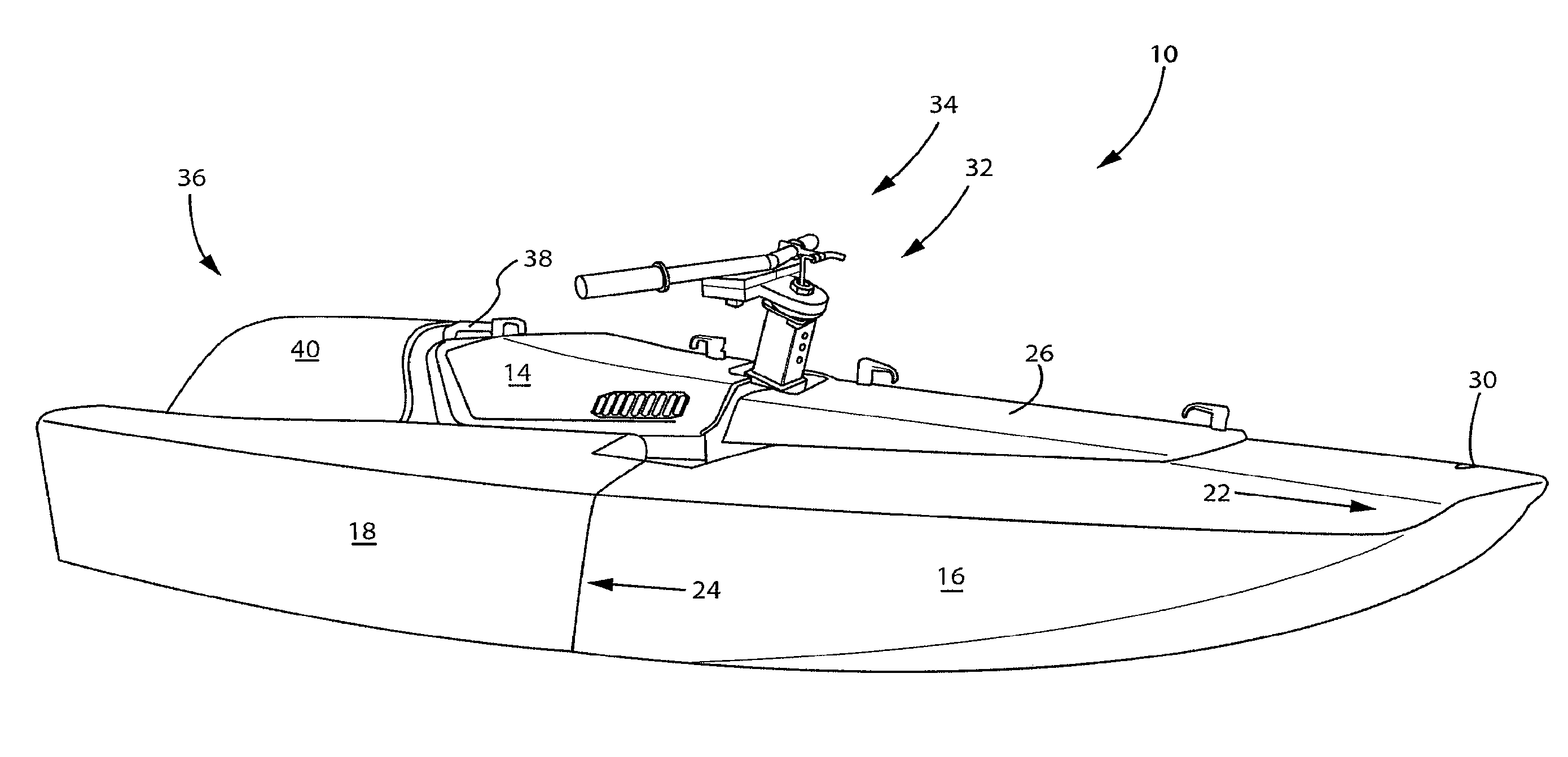 Modular personal watercraft