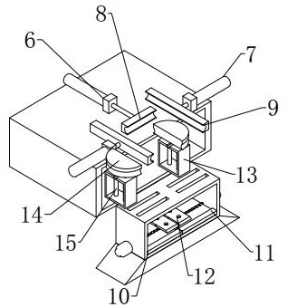 Tapping device at the end of a c-shaped elbow