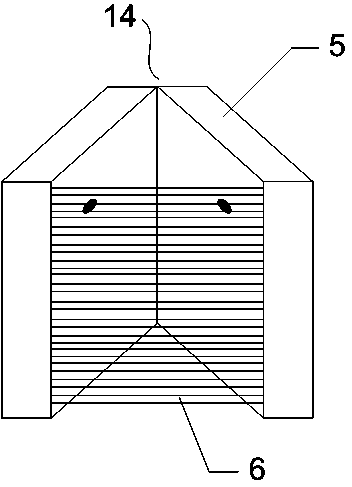 Indirect air-cooled tower