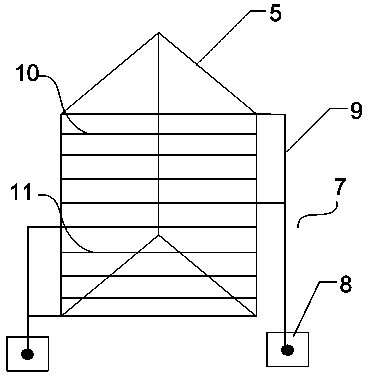 Indirect air-cooled tower