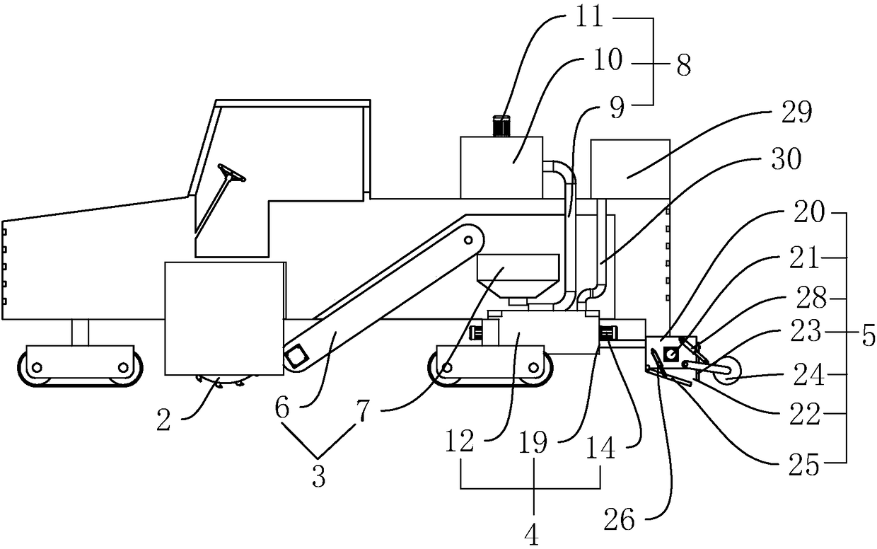 Milling, planing and laying integrated milling-planing machine