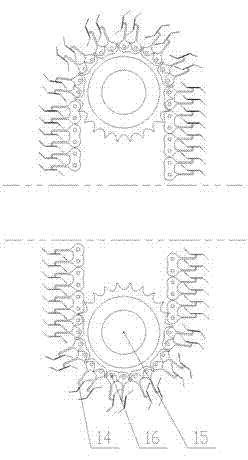 Differential movable type transverse electrode electrostatic precipitator