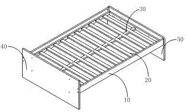 Solid wood children bed with auxiliary respiration system