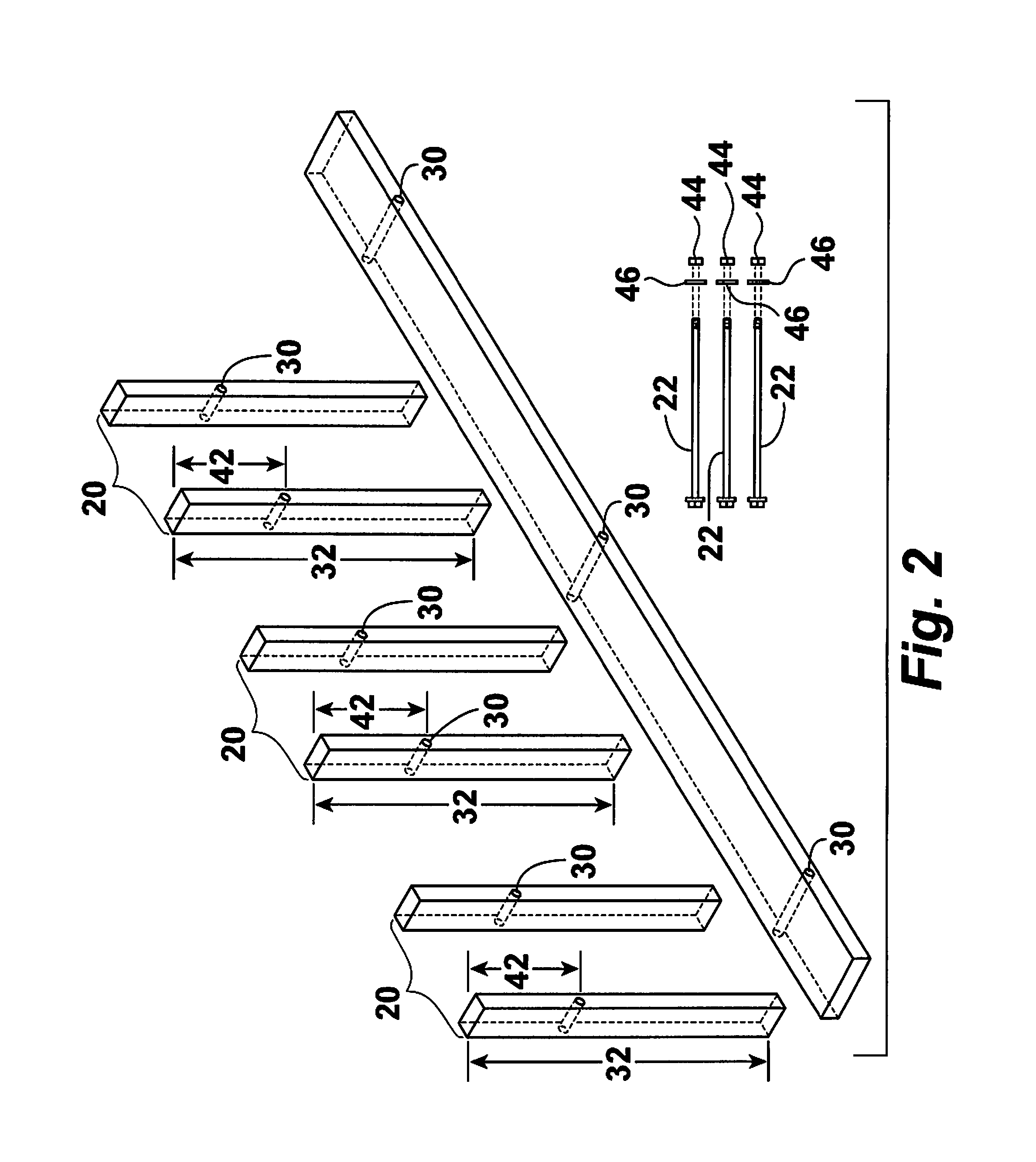 Hose landing system kit RVS and the like